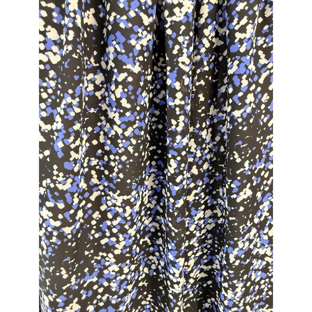George Stretch Skirt Womens Size M (8-10) Black Elastic Waist Pull On Flare - Picture 3 of 9
